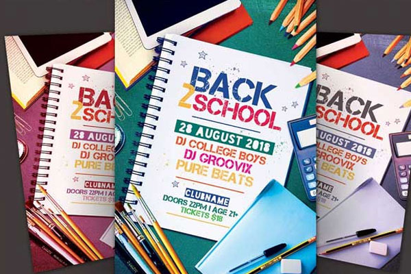 Back to School Flyer Templates | Free & Premium PSD | Ai | Word ( Doc ) | InDesign Formats Free & Premium Download